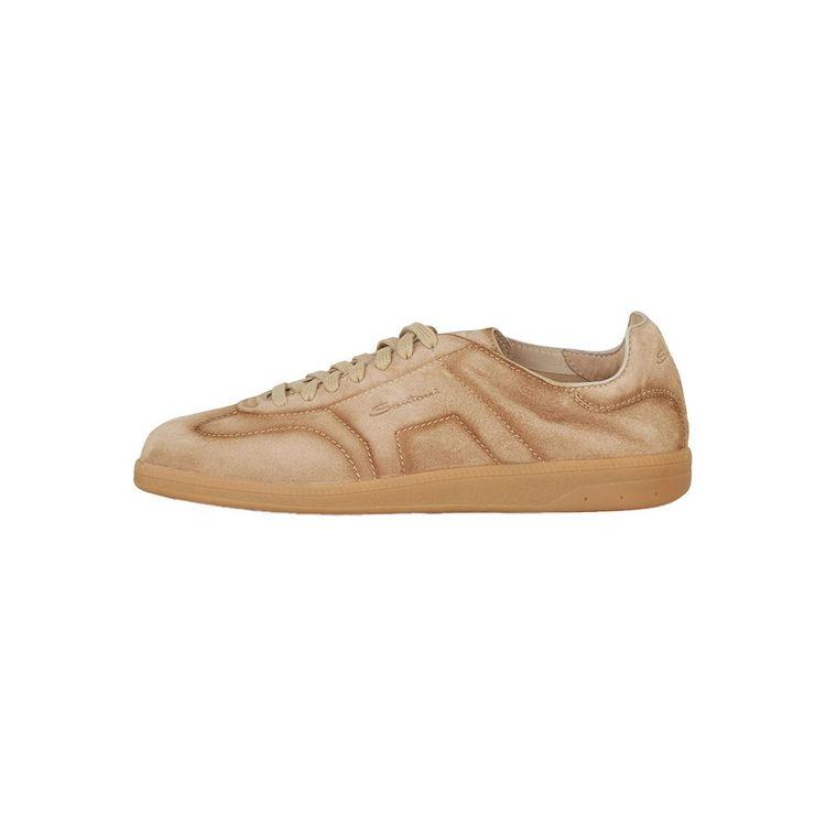 SANTONI Double Buckle Oly tamno bež muške patike