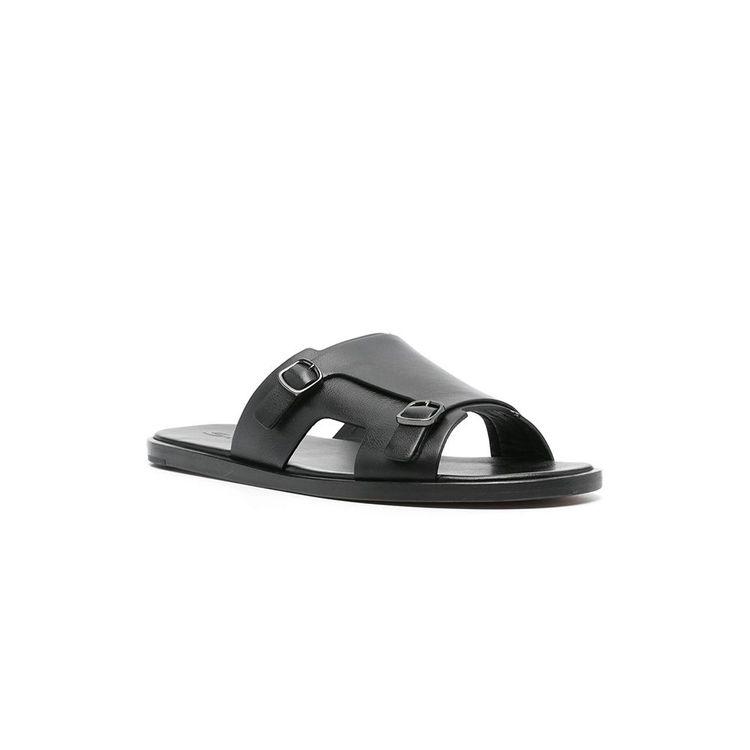 SANTONI Pacifico crne muške papuče