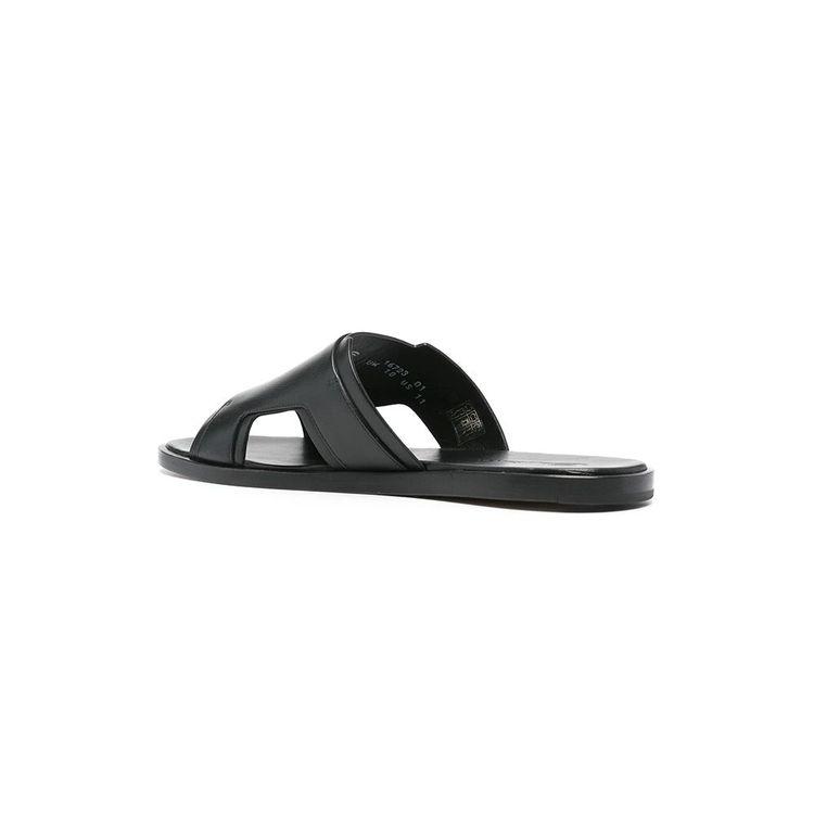 SANTONI Pacifico crne muške papuče