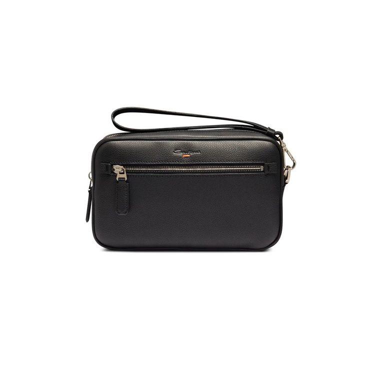 SANTONI crna muška torba