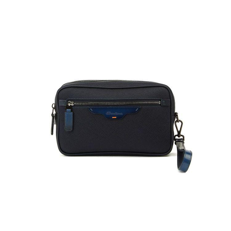 SANTONI teget muška torba