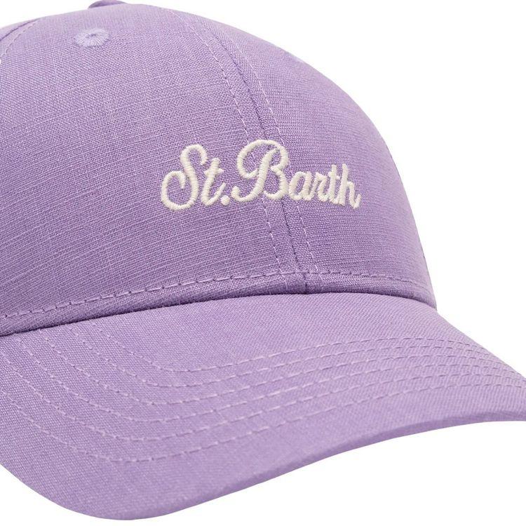 MC2 SAINT BARTH lila dječiji laneni kačket