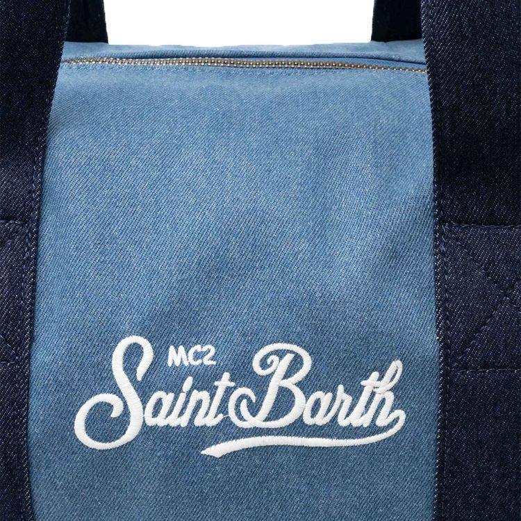 MC2 SAINT BARTH denim-teget putna torba