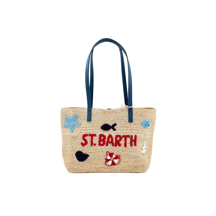 MC2 SAINT BARTH Raffia City bež ženska torba 