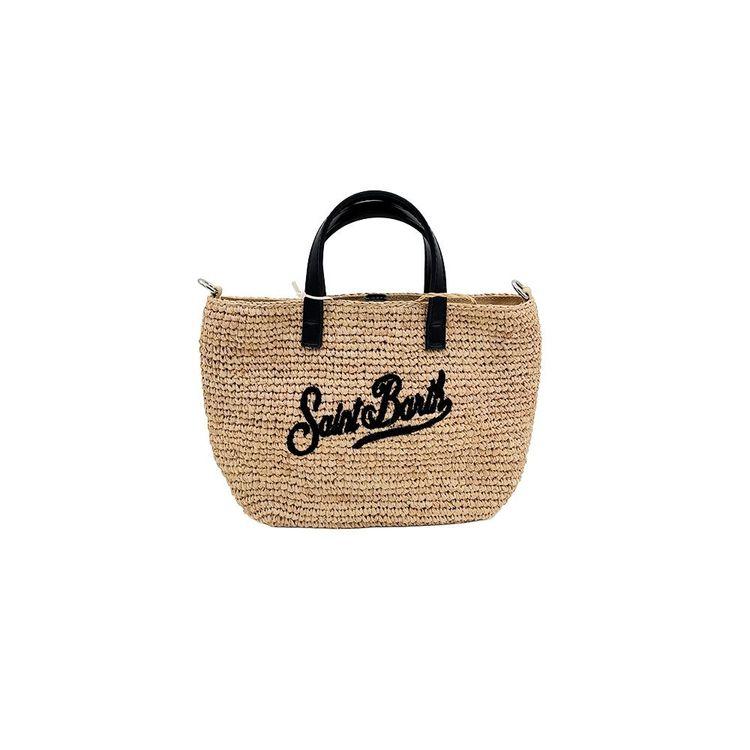 MC2 SAINT BARTH Raffia City Mini bež ženska torba