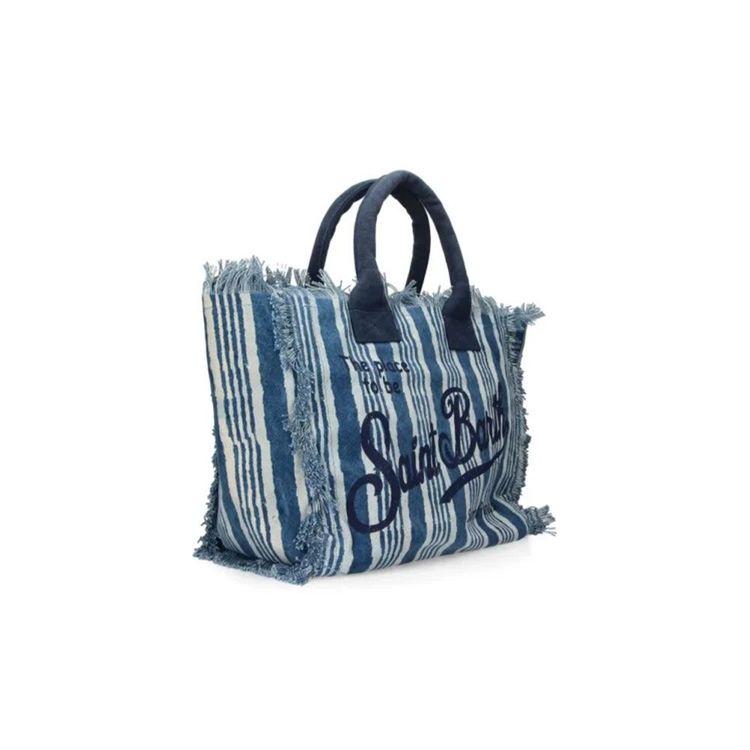 MC2 SAINT BARTH Vanity sivo-denim ženska torba
