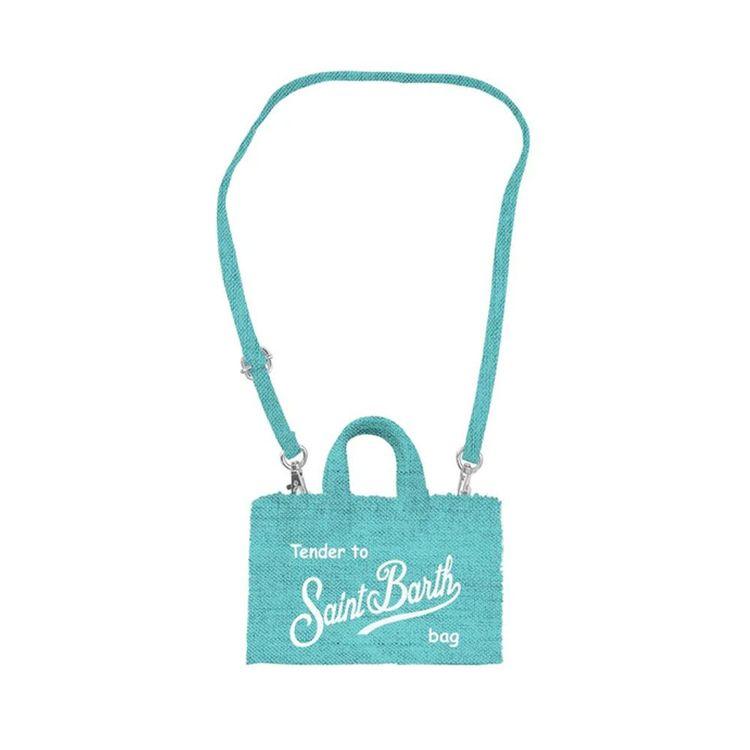 MC2 SAINT BARTH Phone bag mint ženska lanena tašna