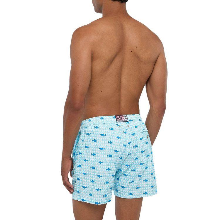 MC2 SAINT BARTH Comfort Light muški šorts sa printom ajkule