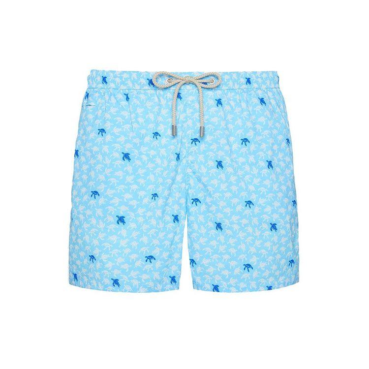 MC2 SAINT BARTH Comfort Light muški šorts sa printom morske kornjače