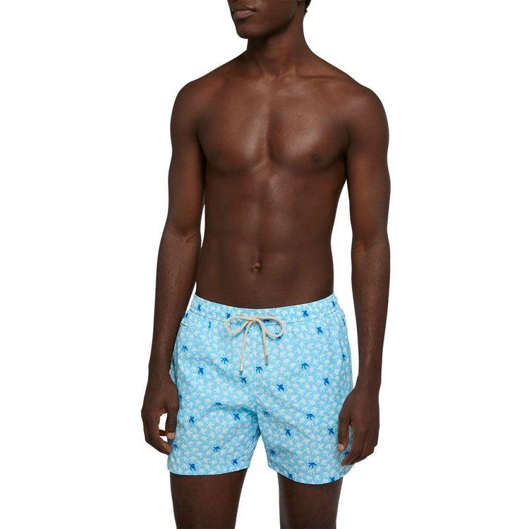 MC2 SAINT BARTH Comfort Light muški šorts sa printom morske kornjače