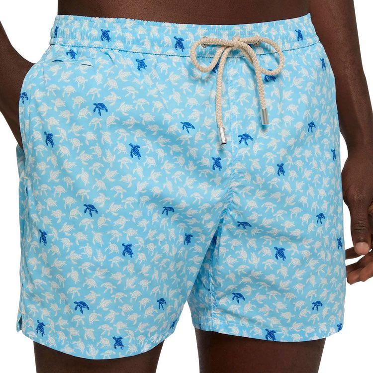 MC2 SAINT BARTH Comfort Light muški šorts sa printom morske kornjače