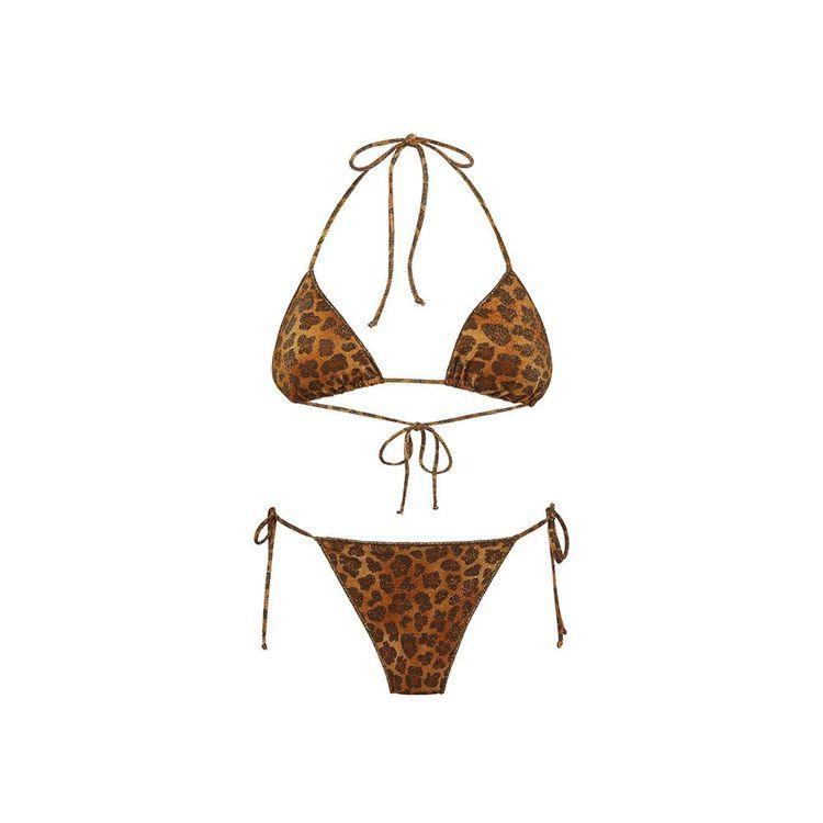 MC2 SAINT BARTH bron kupaći sa leopard printom