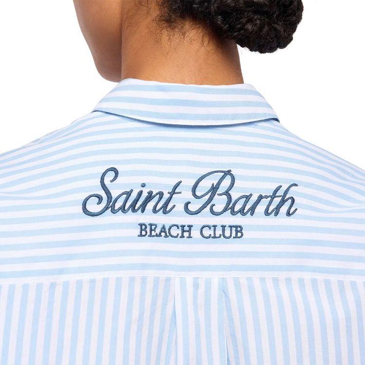 MC2 SAINT BARTH plava prugasta ženska košulja