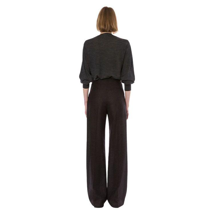ALBERTA FERRETTI tamno sive ženske pantalone