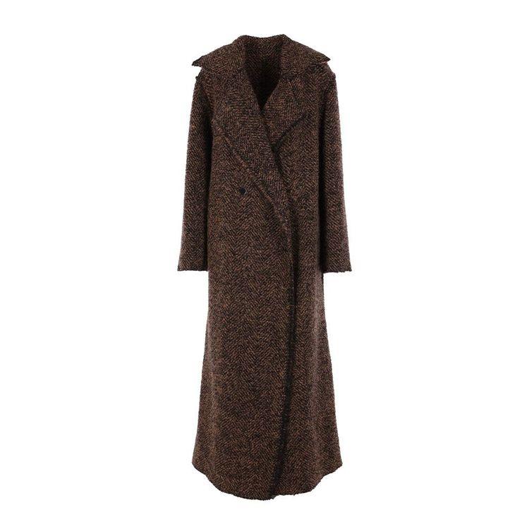 ALBERTA FERRETTI braon ženski kaput 