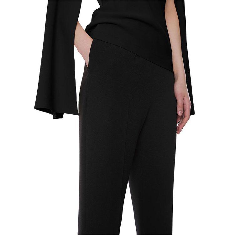 ALBERTA FERRETTI crne ženske pantalone ležernog kroja