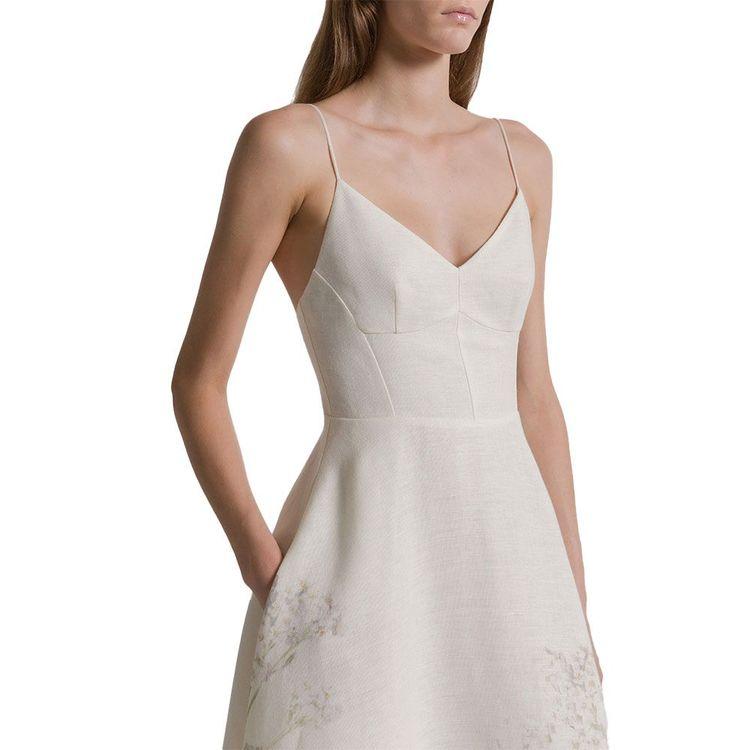 ALBERTA FERRETTI mliječno bijela ženska haljina