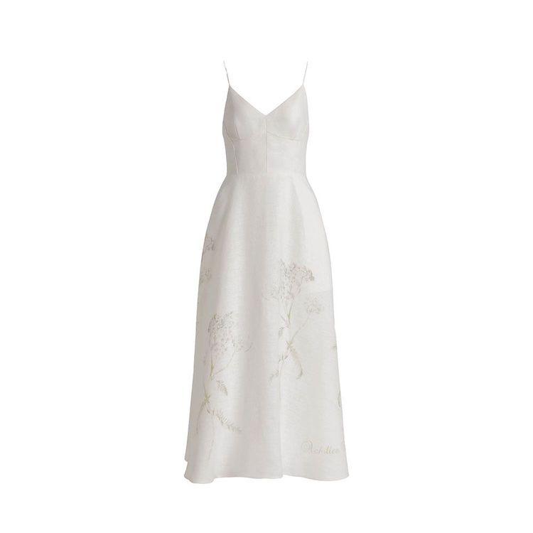 ALBERTA FERRETTI mliječno bijela ženska haljina