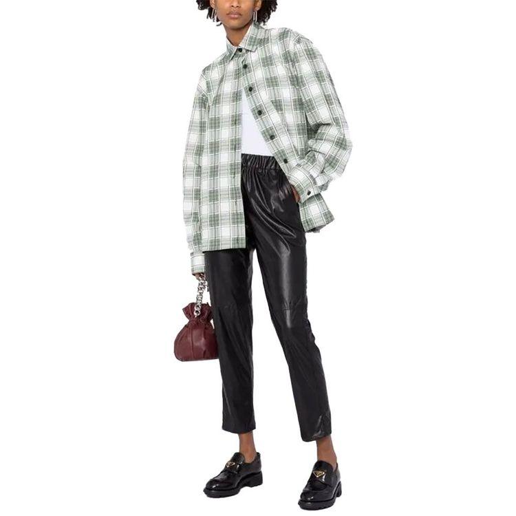 ANTONELLI crne ženske pantalone od eko kože