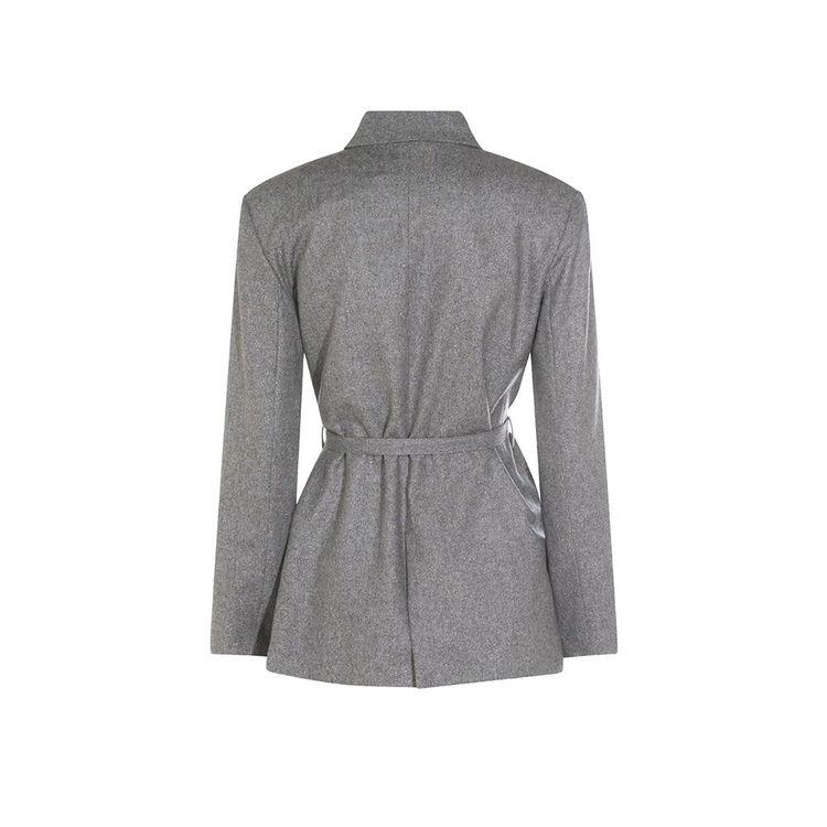 ANTONELLI svijetlo sivi ženski sako na vezanje