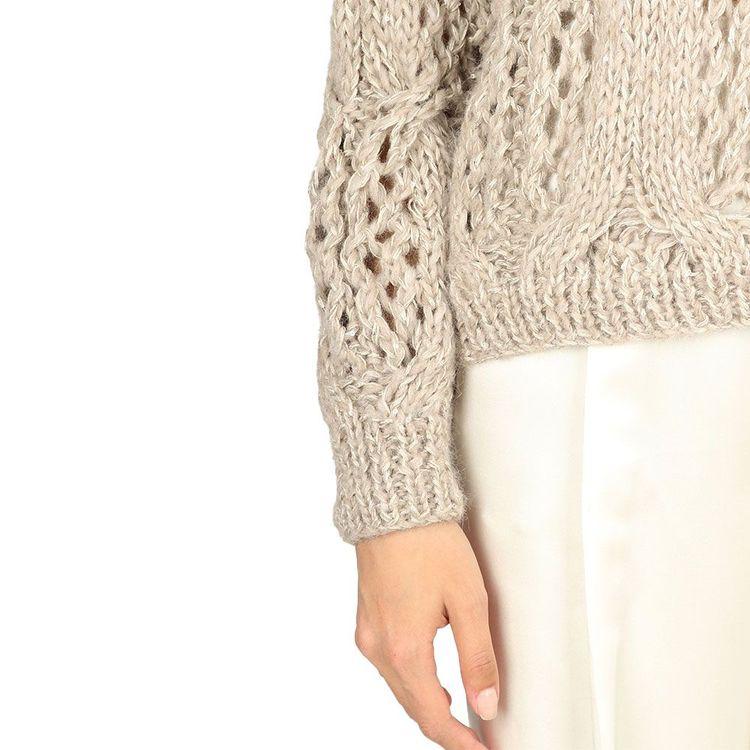 ANTONELLI bež pleteni ženski džemper 