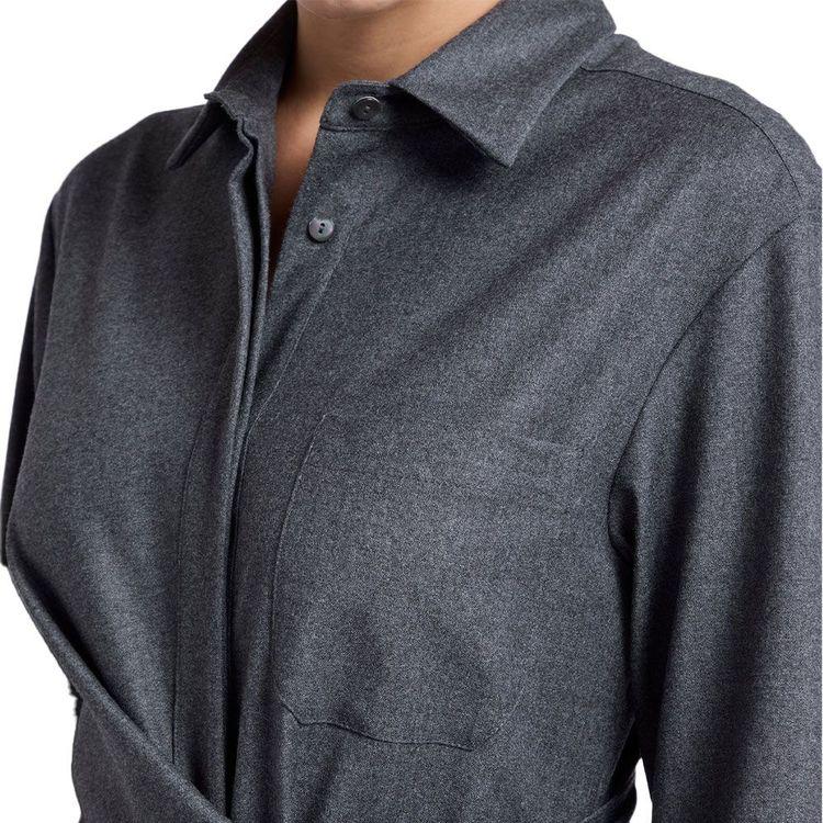 ANTONELLI siva vunena haljina na vezivanje