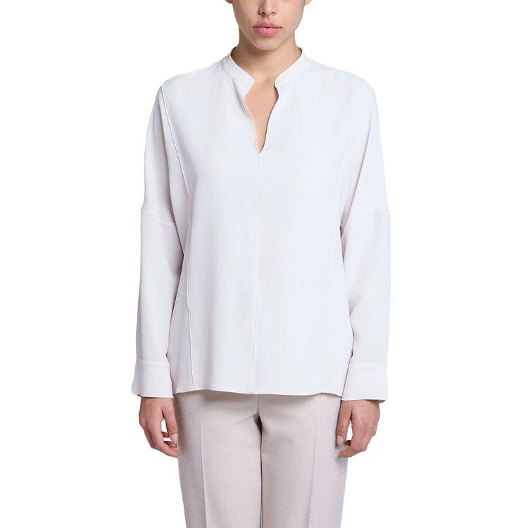 ANTONELLI svijetlo bež ženska bluza na V-izrez