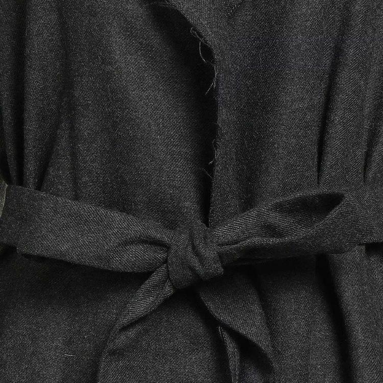 ANTONELLI tamno sivi ženski sako na vezanje