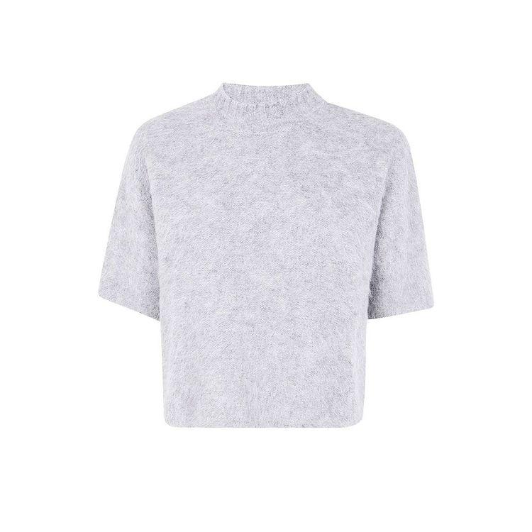 ANTONELLI sivi ženski džemper kratkih rukava