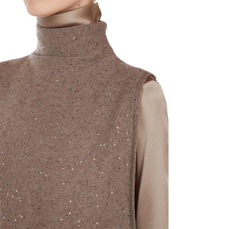 ANTONELLI braon ženski džemper bez rukava