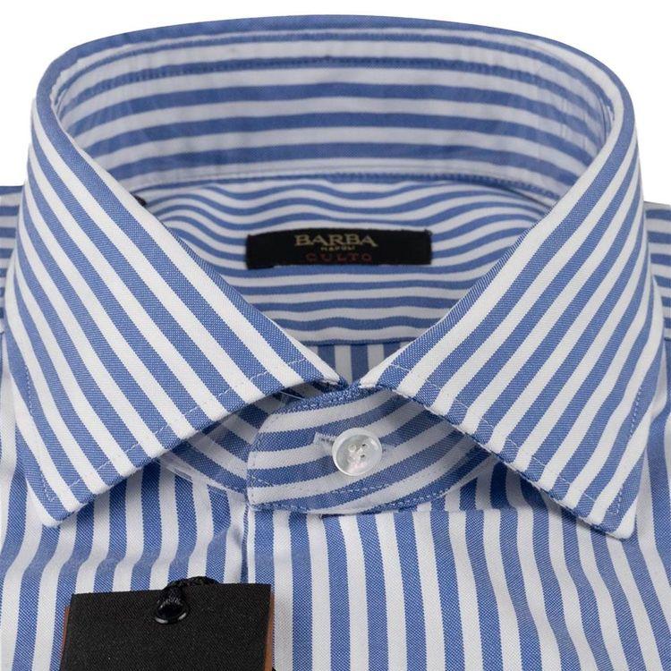 BARBA plavo-bijela muška prugasta kosulja