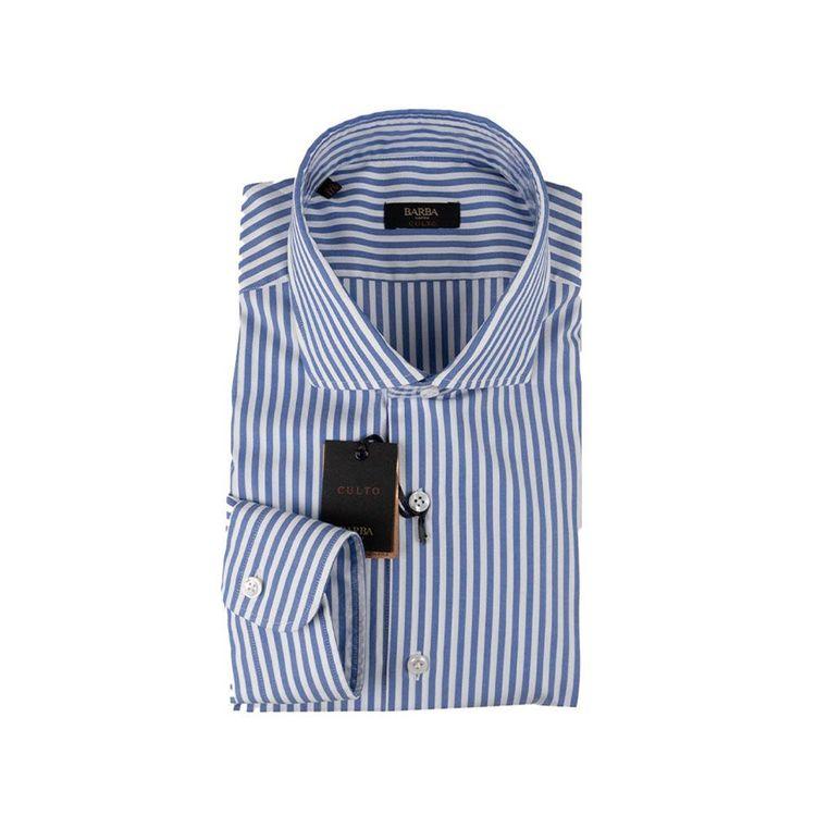 BARBA plavo-bijela muška prugasta kosulja