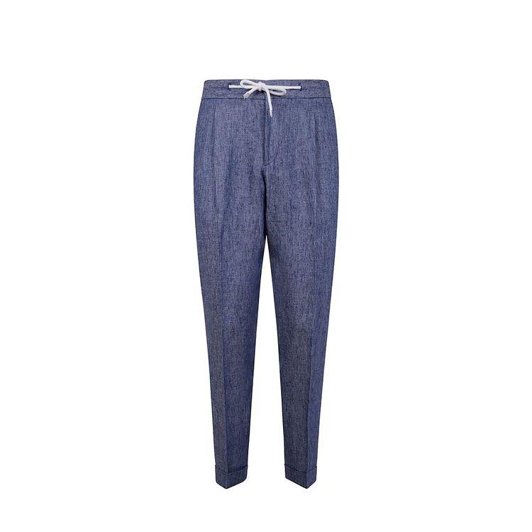 BARBA denim lanene muške pantalone
