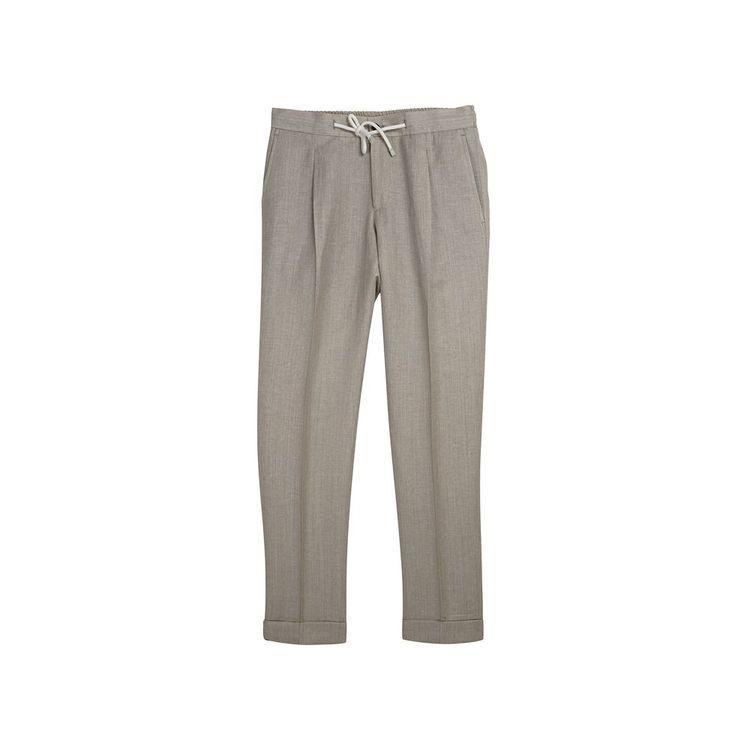 BARBA bež muške pantalone