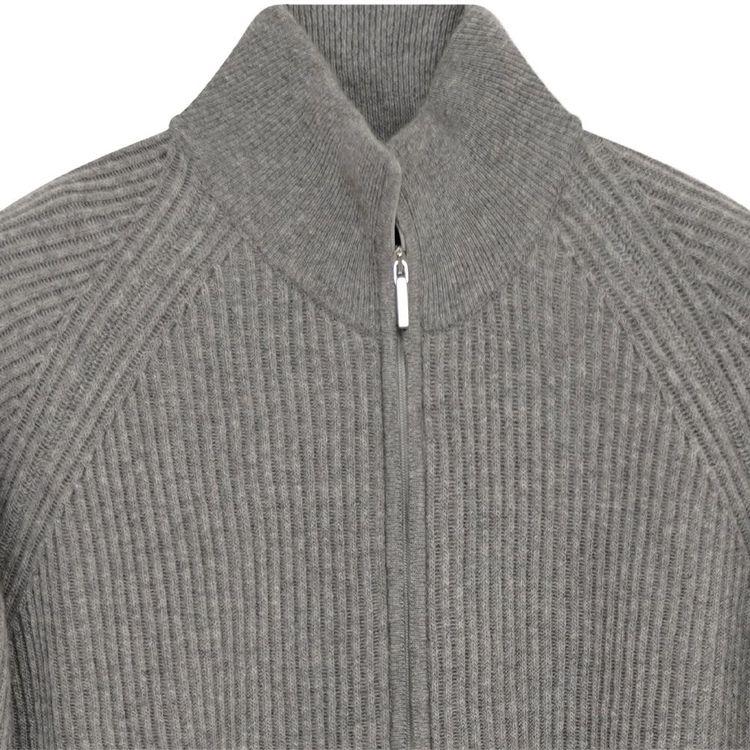 BARBA sivi muški džemper sa rajsferšlusom