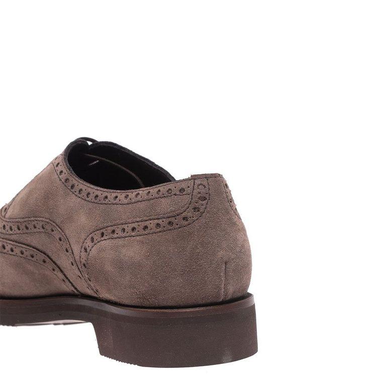 BARRETT braon muške zumbane cipele od antilopa