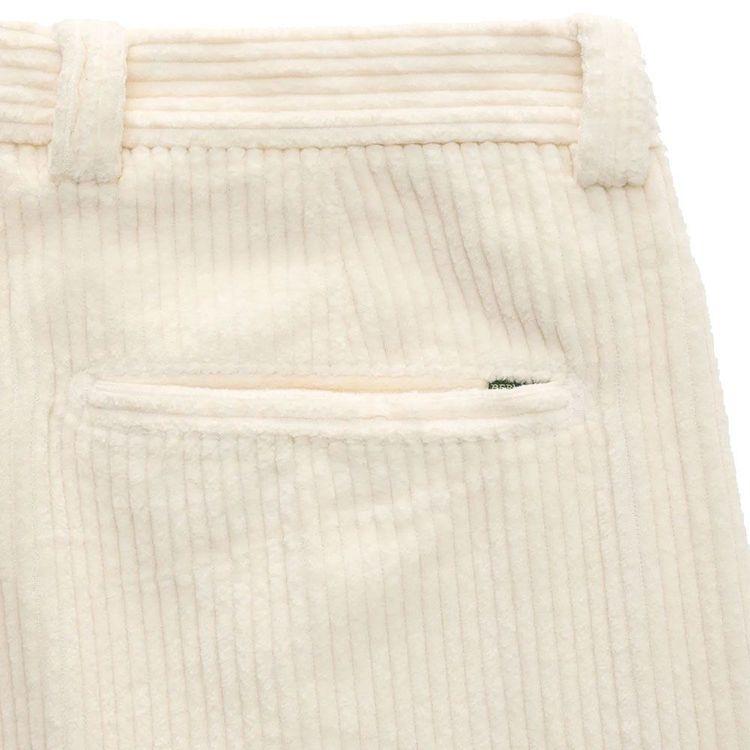 BERWICH mliječno bijele muške pantalone od krupnog somota