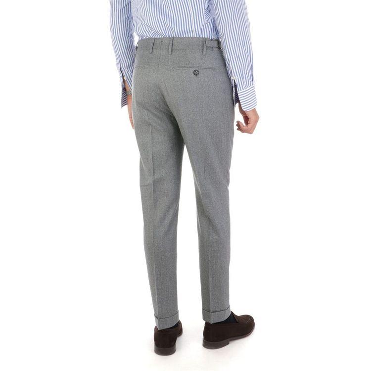 BERWICH Retrolong svijetlo sive muške pantalone