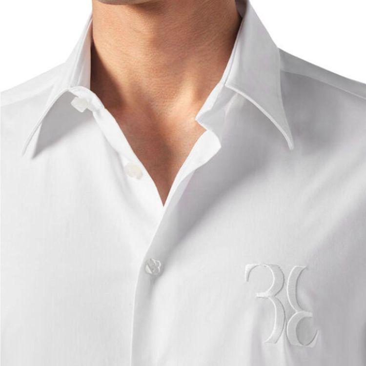 BILLIONAIRE slim fit bijela muška košulja