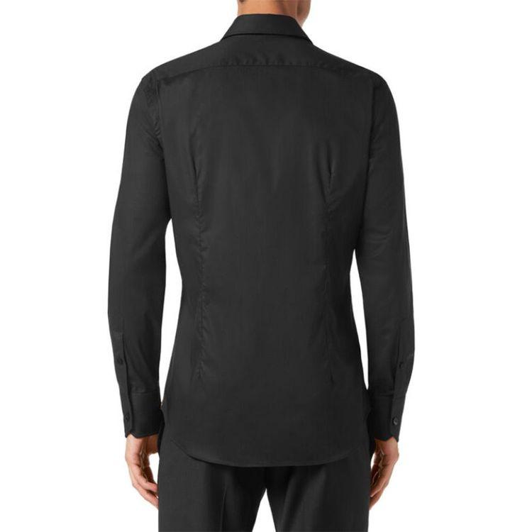 BILLIONAIRE slim fit crna muška košulja