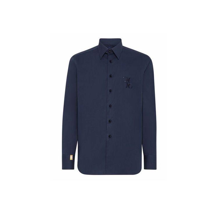 BILLIONAIRE slim fit teget muška košulja