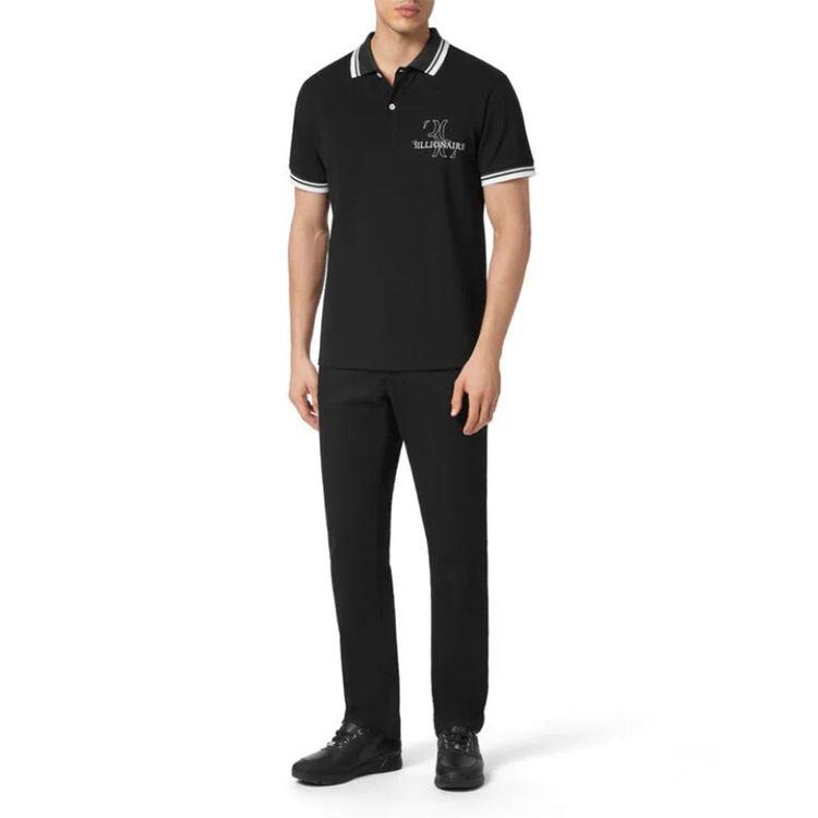 BILIONAIRE crna polo muška majica
