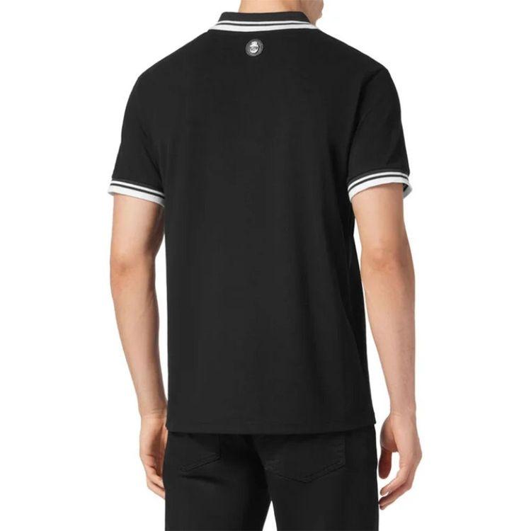 BILIONAIRE crna polo muška majica