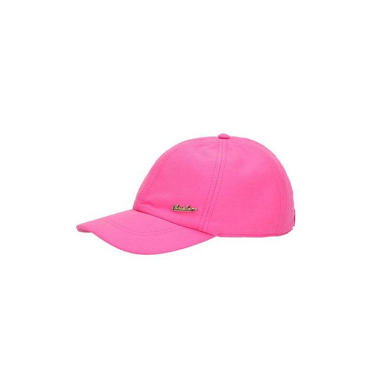 BORSALINO pink kačket sa zlatnim logom