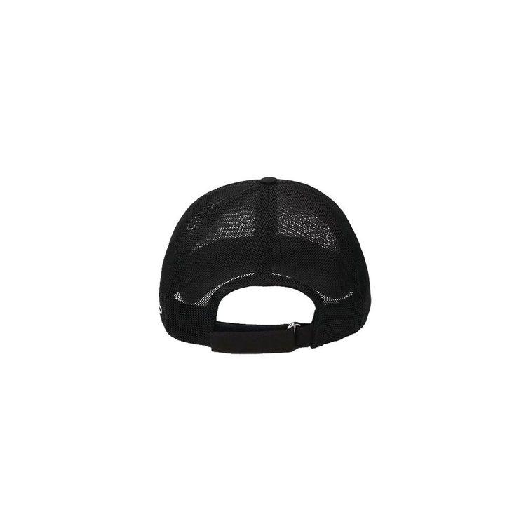 BORSALINO crni mrežasti kačket sa vezenim logom