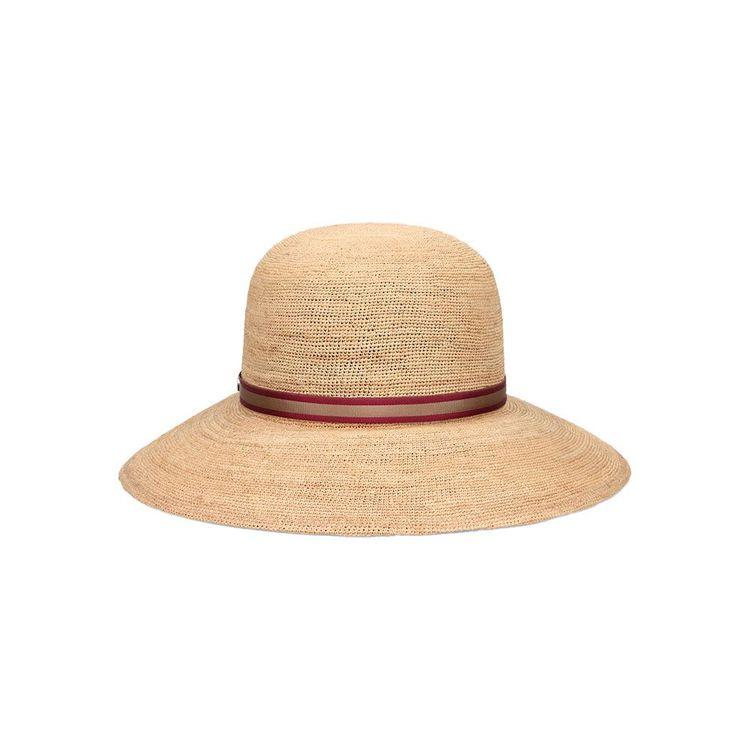BORSALINO Colombia bež šešir od rafie
