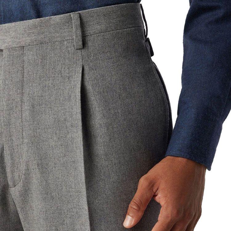 CORNELIANI svijetlo sive muške pantalone 