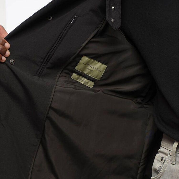 CORNELIANI crna muška štepana jakna