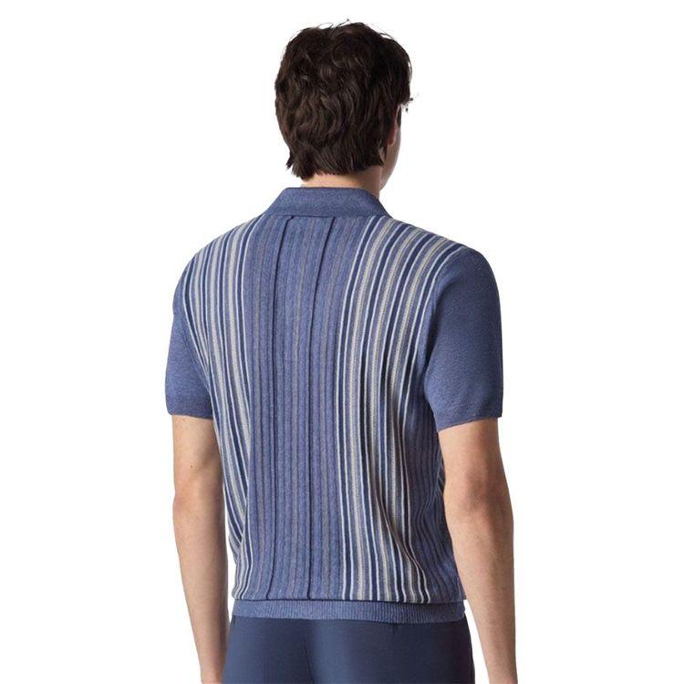 CORNELIANI denim muška majica sa prugama