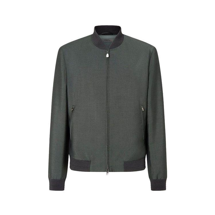 CORNELIANI maslinasta muška kratka jakna